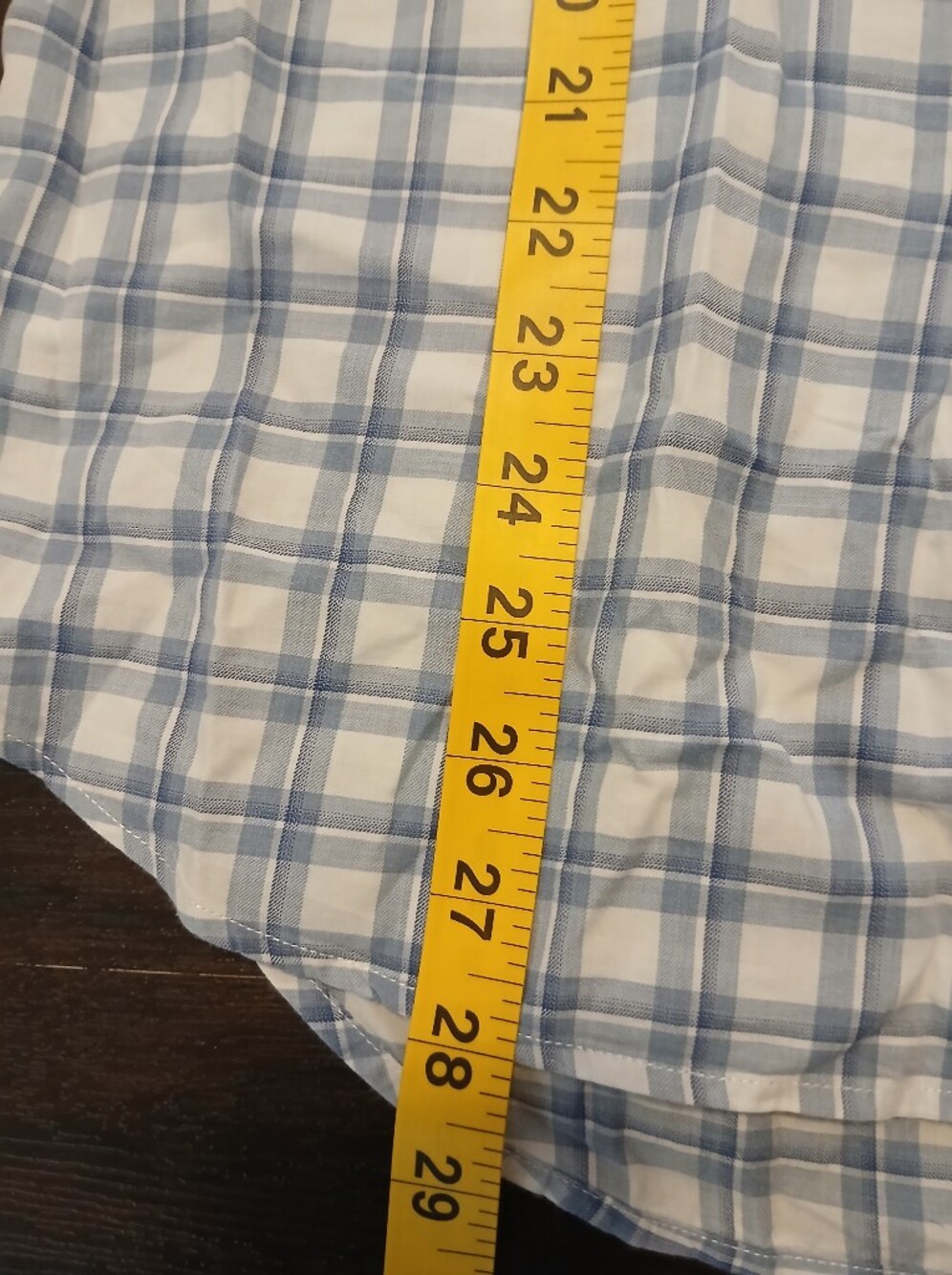 Canali Light Blue and White Plaid Button-Up Shirt - Picture 6 of 7